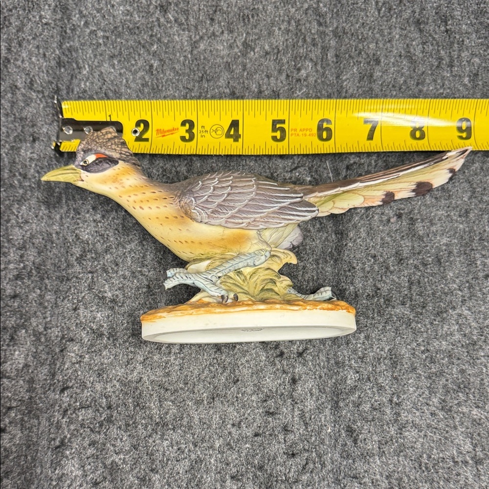Lefton Ceramic Bird Figurine with Brown and Gray Plumage - Picture 14 of 14